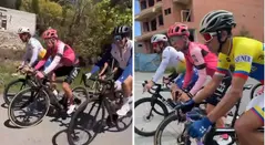 Video: Rigoberto Urán paseando por las calles de Ecuador con Sagan