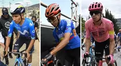Nairo Quintana, Egan Bernal y Rigo Urán en el Tour Colombia 2024