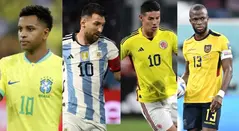 Ranking FIFA: nueva posición de Colombia, Ecuador, Argentina y Brasil