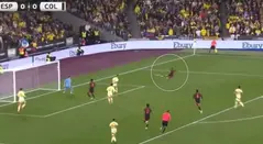Gol de Colombia a España