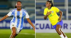 Argentina vs Brasil - Sudamericano Femenino Sub 20
