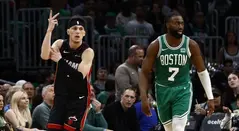 Miami Heat batió a los Celtics en Boston e igualó la serie en los Playoffs de la NBA