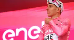 Tadej Pogačar en el Giro de Italia 2024