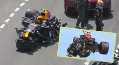 Accidente de Sergio Pérez en el GP de Mónaco