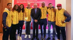 Deportistas del Comité Olímpico Colombiano