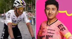 Giro de Italia 2024 ecuatorianos en la clasificación general