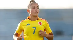 Karla Viancha con la selección Colombia en el Sudamericano sub-20