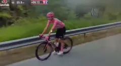 [Video] Se pinchó Pogacar: sorpresa en la etapa 19 del Giro de Italia