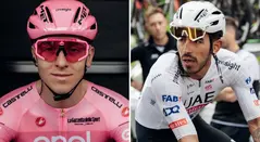 Tadej Pogacar y Juan Sebastián Molano - Giro de Italia
