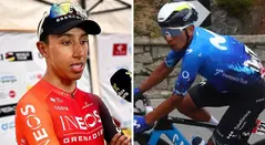 Egan Bernal y Nairo Quintana en el Tour de Suiza 2024