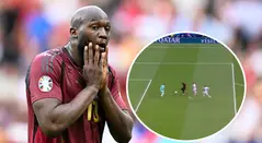 Lukaku botó gol para Bélgica en la Euro