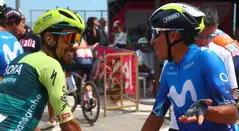 Dani Martínez se rindió ante Nairo por su ayuda en el Giro de Italia
