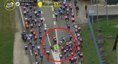 Caída masiva en Tour de Francia: Pogacar se salvó de milagro [VIDEO] 