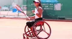 Angélica Bernal, deportista paralímpica de tenis 
