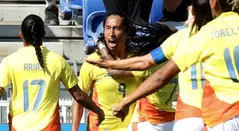 Mayra Ramírez con la selección Colombia