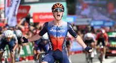 Eddie Dunbar ganó la penúltima etapa de la Vuelta a España