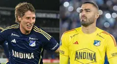 Millonarios confirmó decisión sobre el futuro de Montero y Llinás