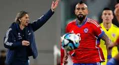 Gareca abre fuego contra Vidal: se rompió todo en el camerino de Chile