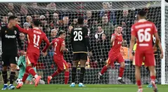 Luis Díaz le ganó el duelo a Lucumí: victoria de Liverpool vs Bologna