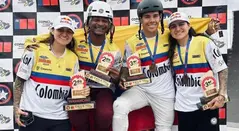 Colombianos en el Panamericano de BMX