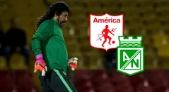 René Higuita calienta la final Nacional vs América