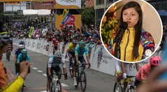 Tour Colombia y Luz Cristian López, ministra del Deporte