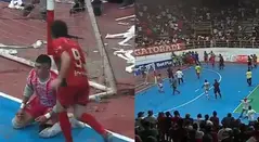 pelea entre Sabaneros y Dorada