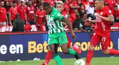 Andrés Román con Atlético Nacional vs América de Cali