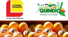 Resultados de las loterías de Bogotá y Quindío