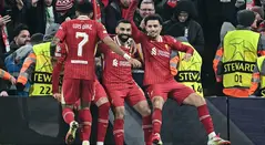 Luis Díaz en el Liverpool vs Lille