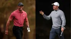 Tiger Woods y Rory McIlroy