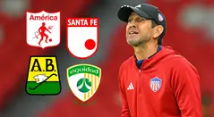 Arturo Reyes con equipos de la Liga Betplay