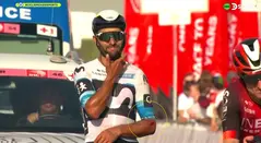 Caída de Fernando Gaviria en el UAE Tour 2025