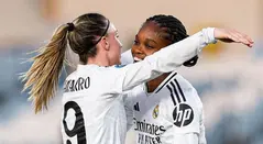 Linda Caicedo con el Real Madrid