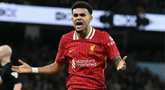 Luis Díaz con Liverpool en la Premier League