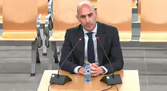 Luis Rubiales en el Tribunal por beso a Jenni Hermoso