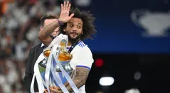 Marcelo con el Real Madrid