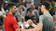 Novak Djokovic y Jannik Sinner