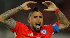 Arturo Vidal con la selección de Chile