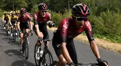 Ciclistas del INEOS: Bernal, Sivakov y Thomas