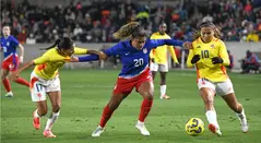 Selección Colombia cayó en la SheBelieves Cup contra Estados Unidos