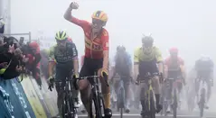 Magnus Cort Nielsen celebrando