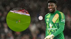 Nuevo blooper de Onana en el Manchester United  