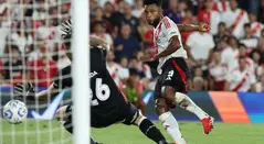 Miguel Ángel Borja marcó gol con River Plate