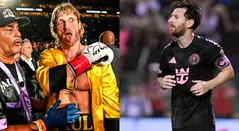 Logan Paul retó a Lionel Messi a pelea de boxeo