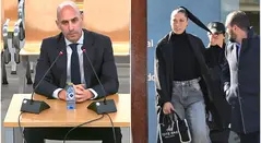 Luis Rubiales y Jenifer Hermoso
