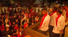 Hinchas de Santa Fe enojados por boletería para la Copa Libertadores