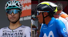 Santiago Buitrago y Nairo Quintana