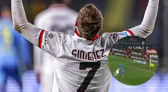 Gol Santiago Giménez Milan