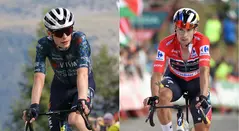 Jonas Vingegaard y Primoz Roglic